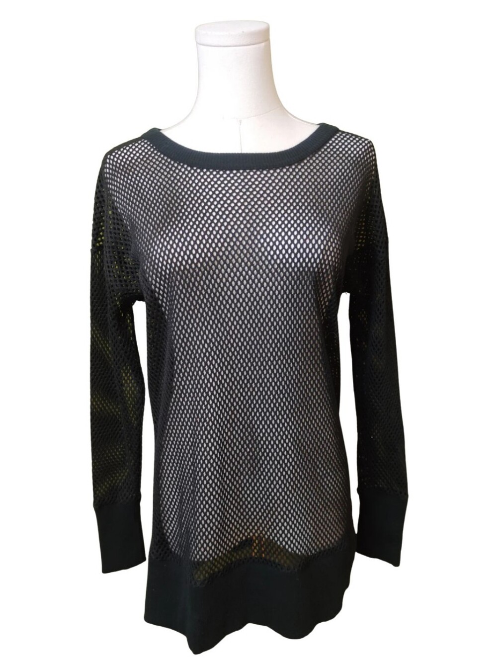 Banana Republic Open-Knit Mesh Sweater